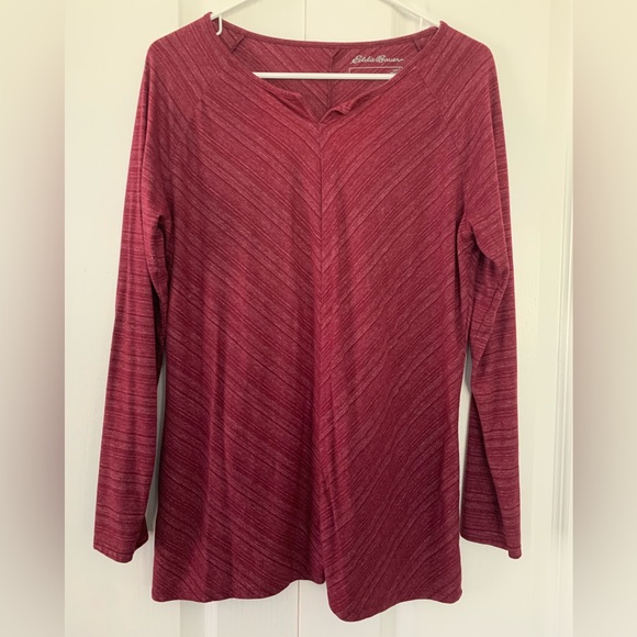 Herringbone Long Sleeve Tee - Picture 1 of 1